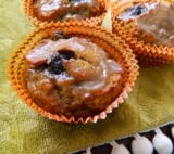 Grain Free Pumpkin Blueberry Muffins