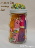 {DIY} Mason Jar Sewing Kit – the tween version